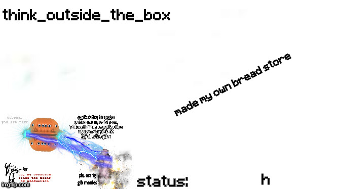 https://sites.google.com/view/maxies-bread-store/home | made my own bread store; h | image tagged in plantilla de anuncio de pensar fuera de la caja | made w/ Imgflip meme maker