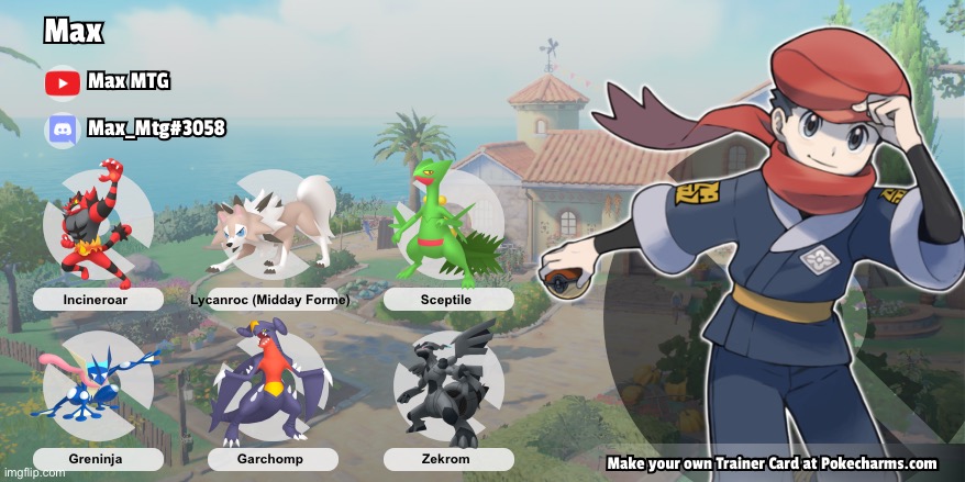 I made a trainer card (forgot what my discord id is exactly but I’m pretty sure this is it) | made w/ Imgflip meme maker