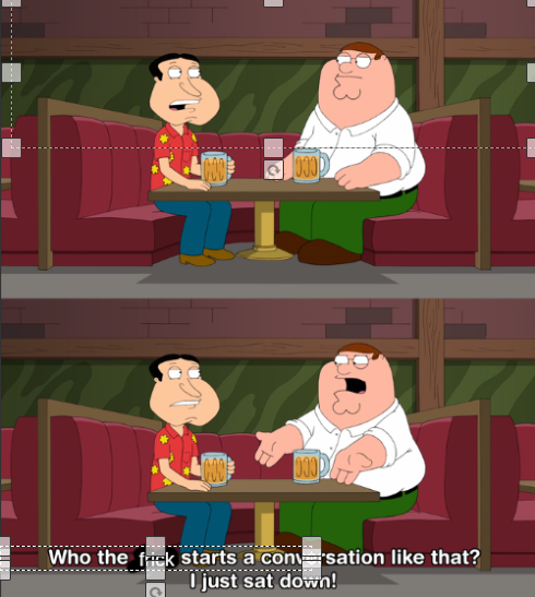 Who the frick family guy Blank Meme Template