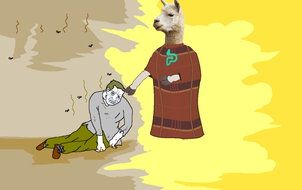 High Quality llama Blank Meme Template