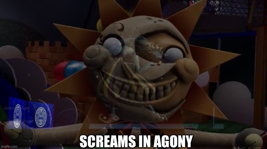 I'm back now. | image tagged in screams in agony | made w/ Imgflip meme maker