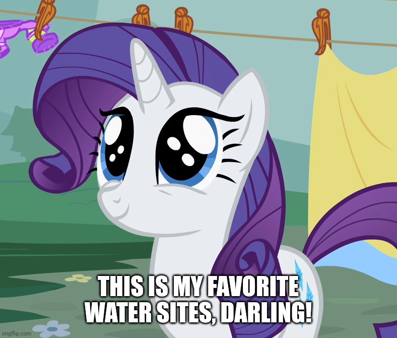 THIS IS MY FAVORITE WATER SITES, DARLING! | made w/ Imgflip meme maker
