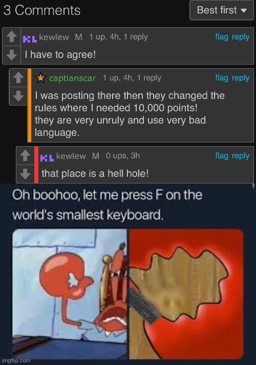 Image tagged in let me press f on the worlds smallest keyboard - Imgflip