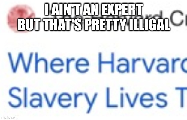 I AIN'T AN EXPERT BUT THAT'S PRETTY ILLIGAL | made w/ Imgflip meme maker