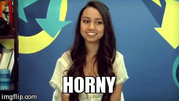 HORNY | image tagged in gifs | made w/ Imgflip video-to-gif maker