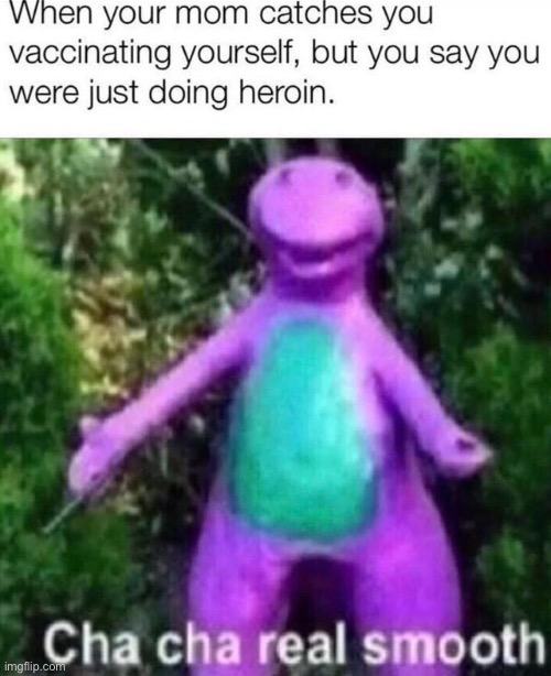Don’t repost memes often but this one was a good one. Reddit sometimes | image tagged in funny,memes,cha cha real smooth,reposts,dark humour,heroin | made w/ Imgflip meme maker