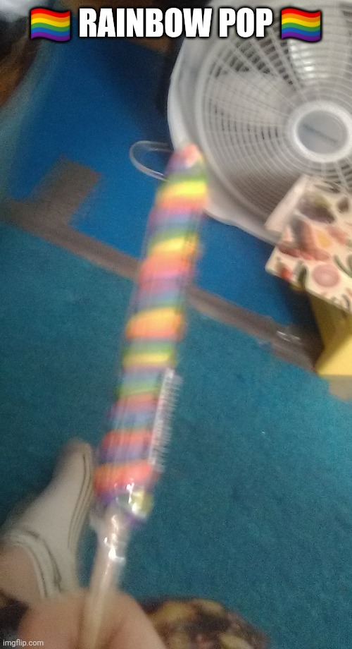 I just happened to find this in one of the cabinets in the kitchen lol | 🏳️‍🌈 RAINBOW POP 🏳️‍🌈 | image tagged in lgbtq,gay pride flag | made w/ Imgflip meme maker