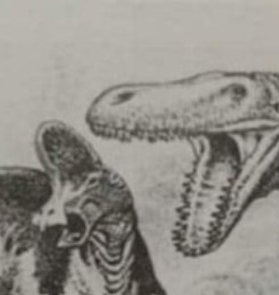 T Rex screaming at Corythosaurus Blank Meme Template
