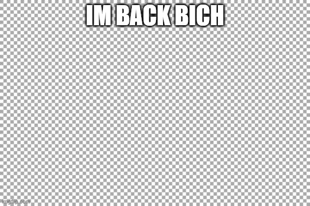 Free | IM BACK BICH | image tagged in free | made w/ Imgflip meme maker