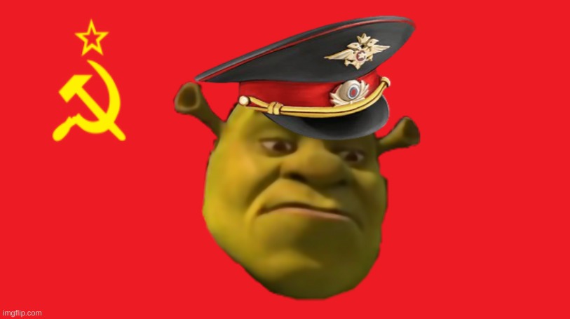 Shrek soviet union | image tagged in soviet union,flag,customflags | made w/ Imgflip meme maker