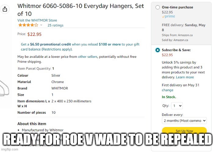 Roe V Wade Back-up Plan | READY FOR ROE V WADE TO BE REPEALED | image tagged in funny,dark humor | made w/ Imgflip meme maker