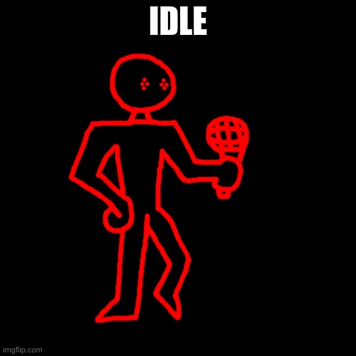 yes. I'm making Corrupt into an fnf character | IDLE | image tagged in memes,blank transparent square | made w/ Imgflip meme maker