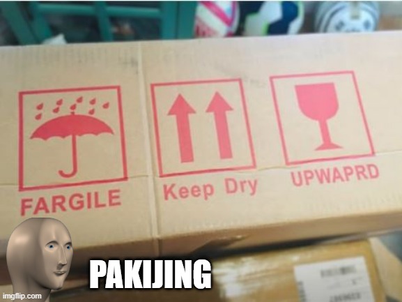 Dyslexia is Real | PAKIJING | image tagged in you had one job | made w/ Imgflip meme maker