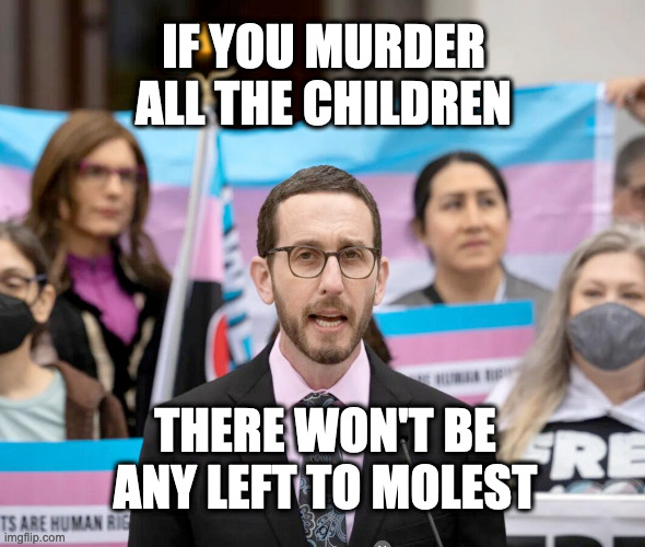 SCOTT VIENNA SAUSAGE | IF YOU MURDER ALL THE CHILDREN; THERE WON'T BE ANY LEFT TO MOLEST | made w/ Imgflip meme maker