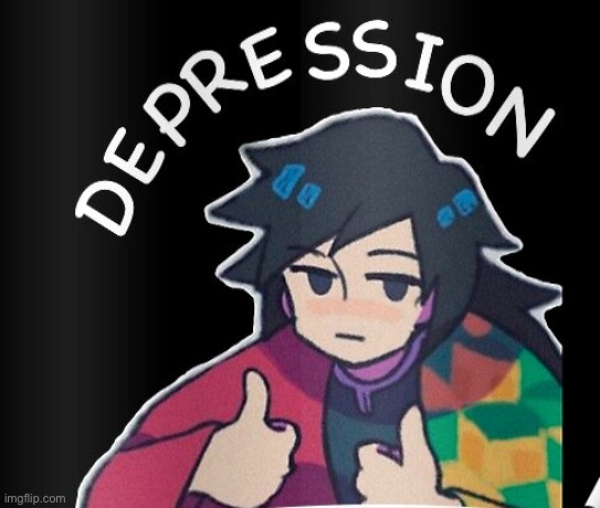 Gn chat | image tagged in depression tomioka | made w/ Imgflip meme maker