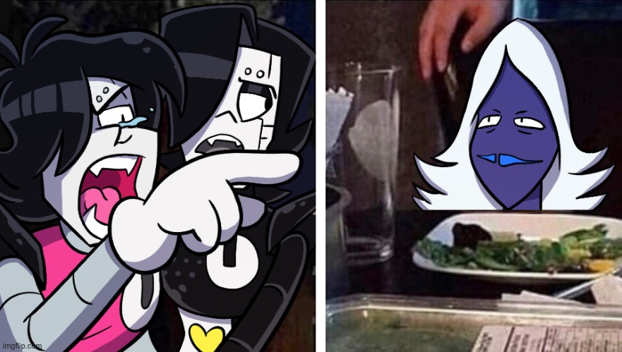 the | image tagged in mettaton yelling at rouxls kaard | made w/ Imgflip meme maker