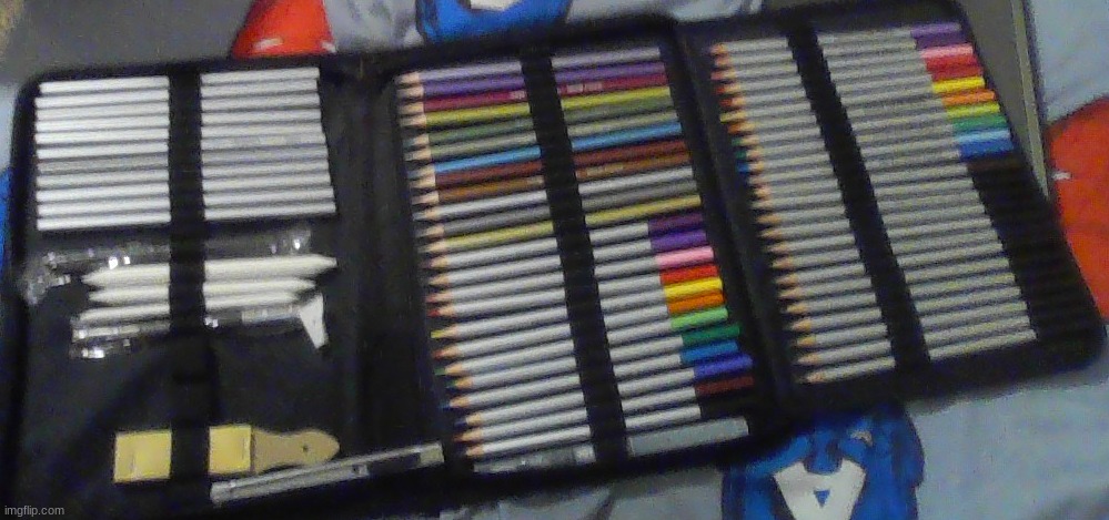 I know that nobody simps for or cares about me, so here's a picture of my art kit | made w/ Imgflip meme maker