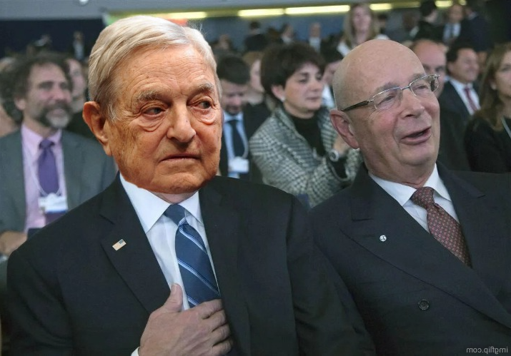 Soros and Schwab Blank Meme Template