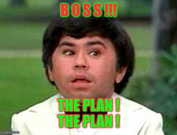 The Plane! The Plane! | B O S S !!! THE PLAN !
THE PLAN ! | image tagged in the plane the plane | made w/ Imgflip meme maker