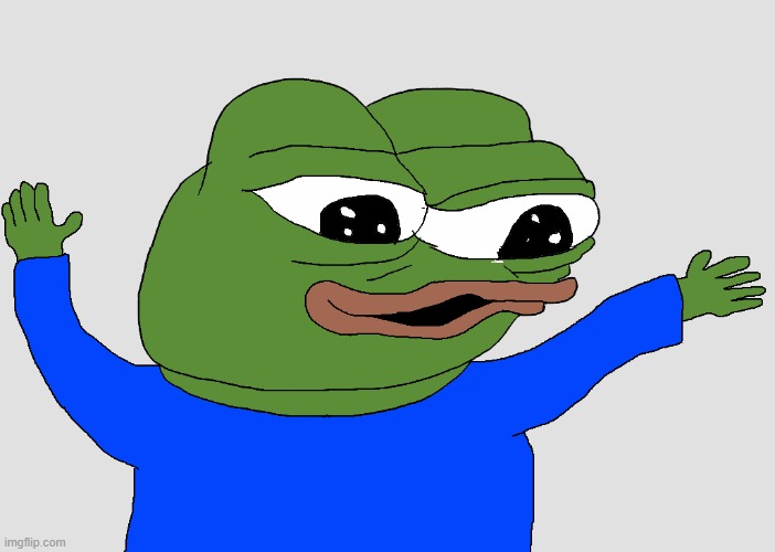 pepe happy | image tagged in pepe happy | made w/ Imgflip meme maker