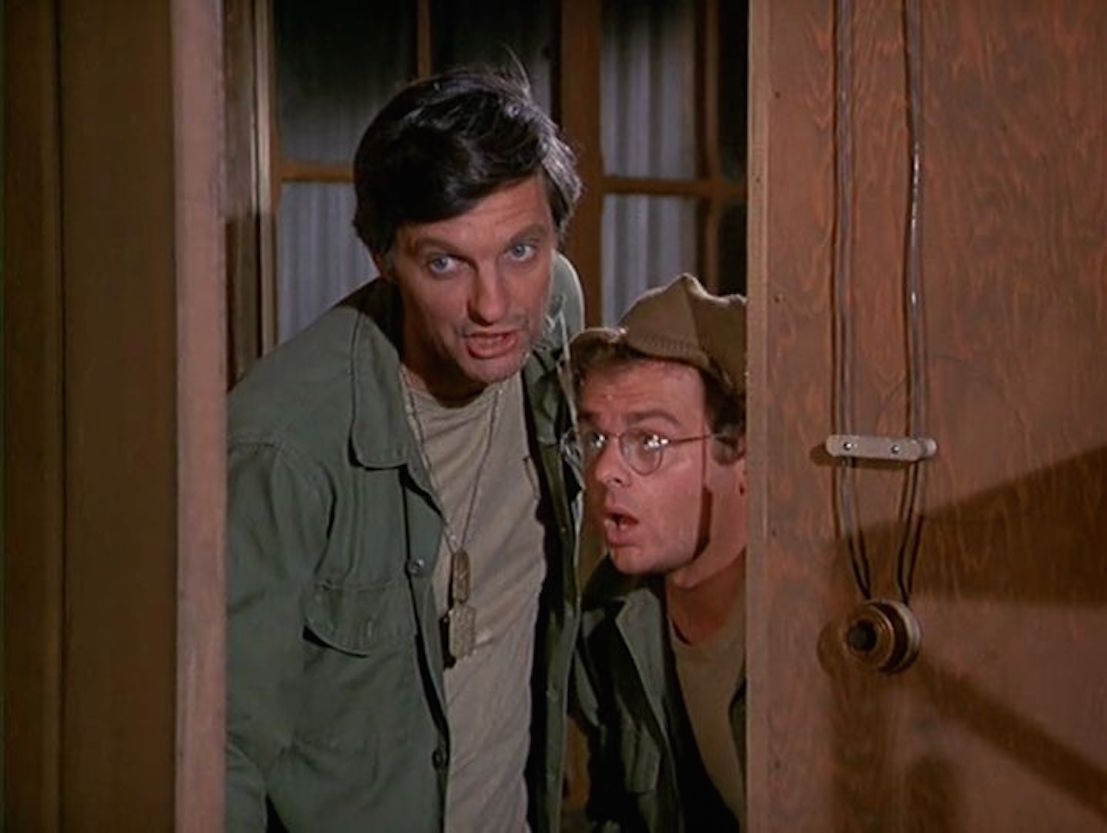 Radar Hawkeye Skulking Blank Meme Template