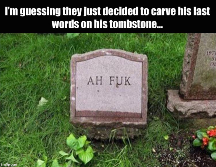 image tagged in rip headstone | made w/ Imgflip meme maker