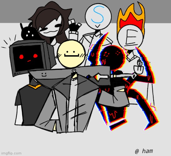 wow!! is that le idiot, cinna, shady, and elfiya there???? no way!!! wow!!! | made w/ Imgflip meme maker