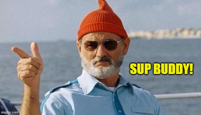 Bill Murray wishes you a happy birthday | SUP BUDDY! | image tagged in bill murray wishes you a happy birthday | made w/ Imgflip meme maker