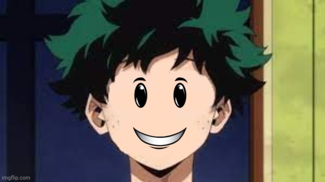 put a roblox face on deku | image tagged in put a roblox face on deku | made w/ Imgflip meme maker