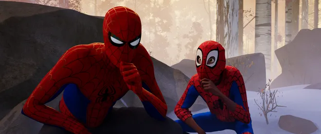 High Quality Spider man into the spiderverse meme Blank Meme Template