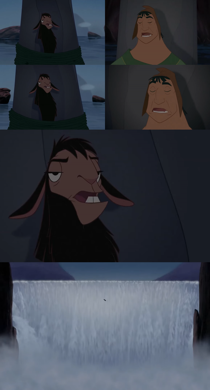 High Quality Emporer's New Groove Waterfall Blank Meme Template