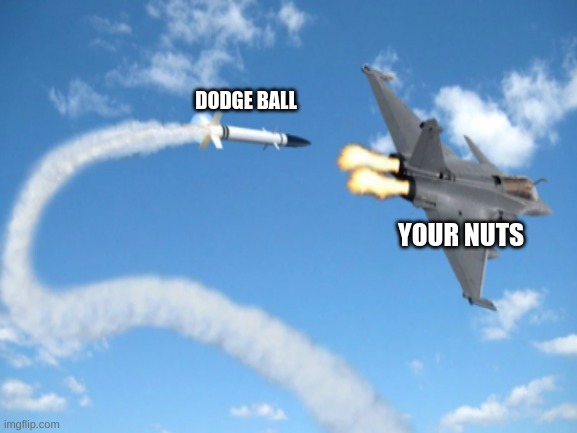 YOUR NUTS DODGE BALL | made w/ Imgflip meme maker