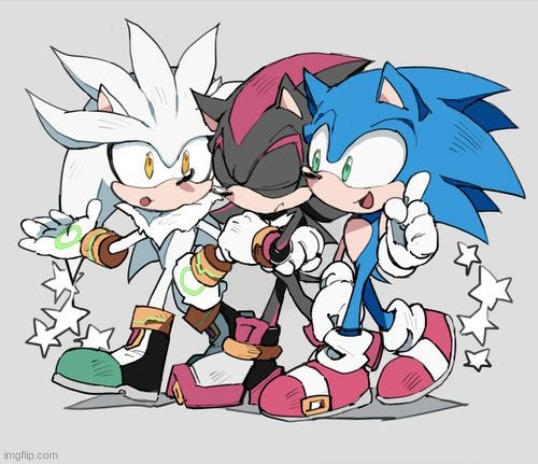 cute sonic, shadow and silver image - Imgflip