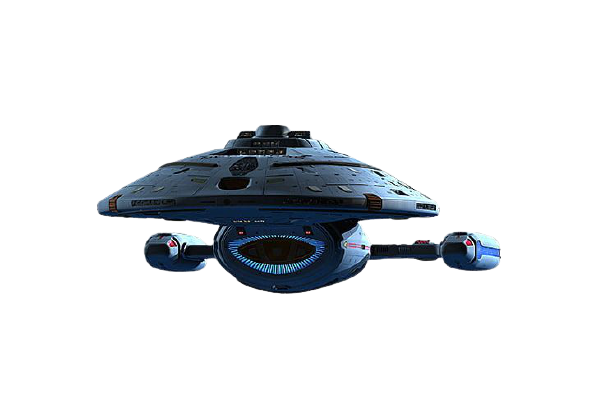 High Quality Star Trek Voyager Ship Transparent Blank Meme Template