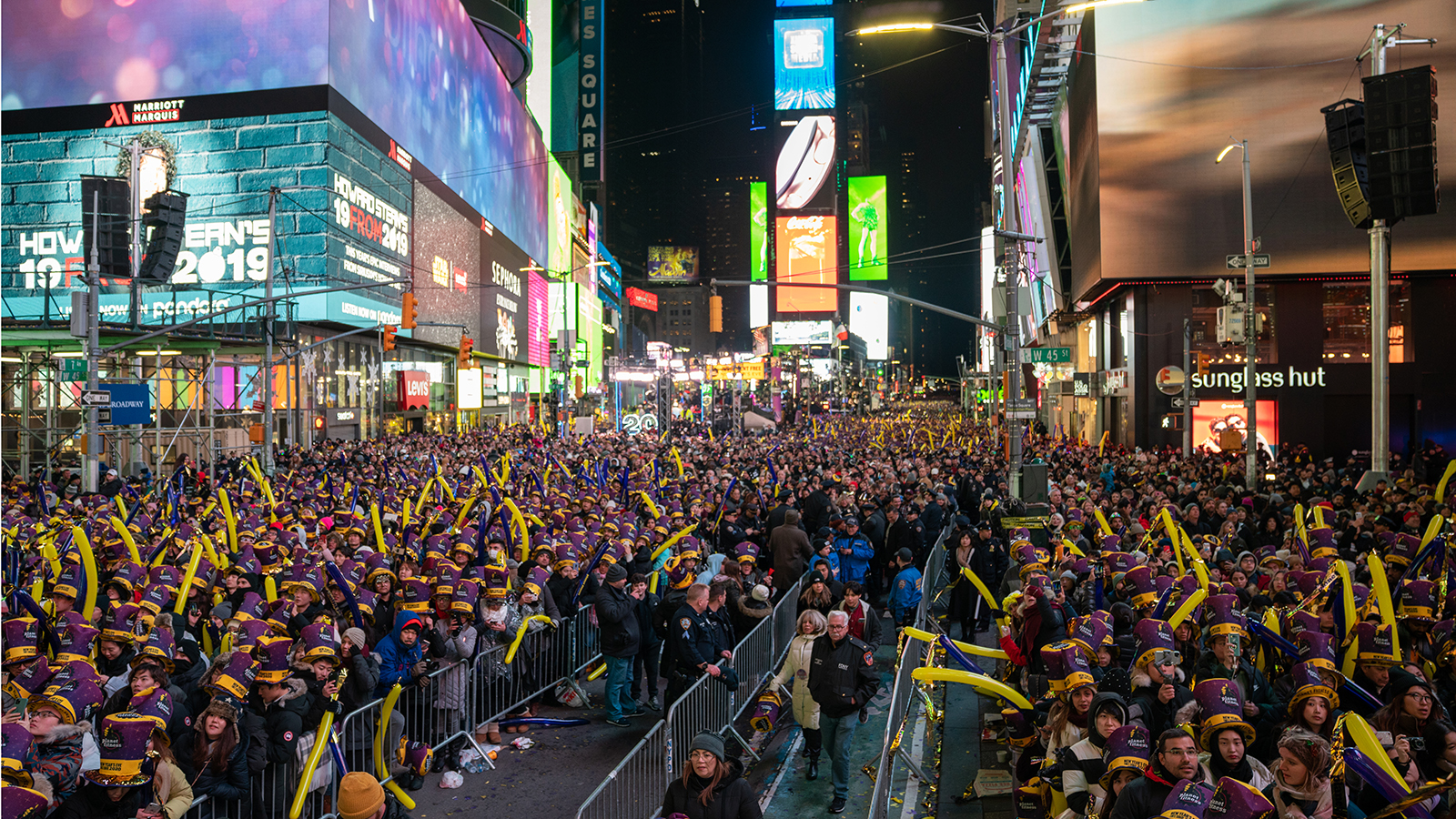 NYE Times Square Blank Meme Template