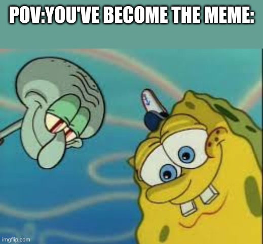 Image tagged in spongebob and squidward looking down - Imgflip