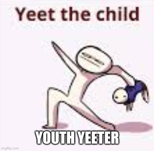 single yeet the child panel | YOUTH YEETER | image tagged in single yeet the child panel | made w/ Imgflip meme maker