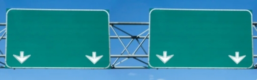 Highway signs Blank Meme Template