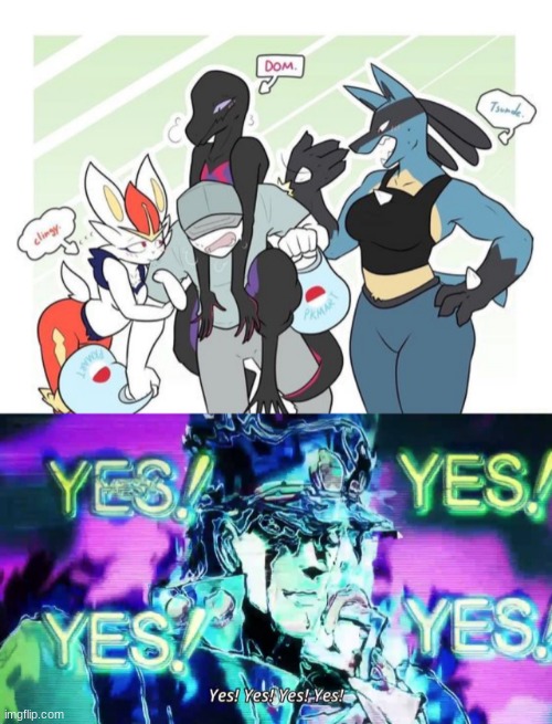 ._. | image tagged in anime yes yes yes yes,pokemon,furry,memes | made w/ Imgflip meme maker