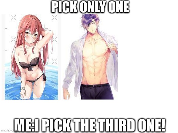 Pick only one Blank Meme Template