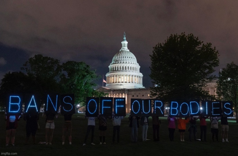 Pro-choice protest | image tagged in pro-choice protest | made w/ Imgflip meme maker