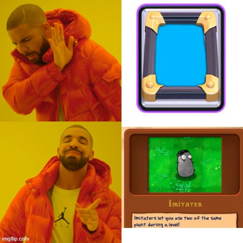 Only OG's know | image tagged in memes,drake hotline bling,plants vs zombies | made w/ Imgflip meme maker