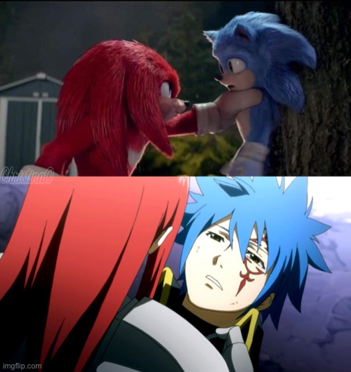 Sonic x Fairy Tail Meme | image tagged in memes,fairy tail,fairy tail meme,sonic,anime,crossover | made w/ Imgflip meme maker