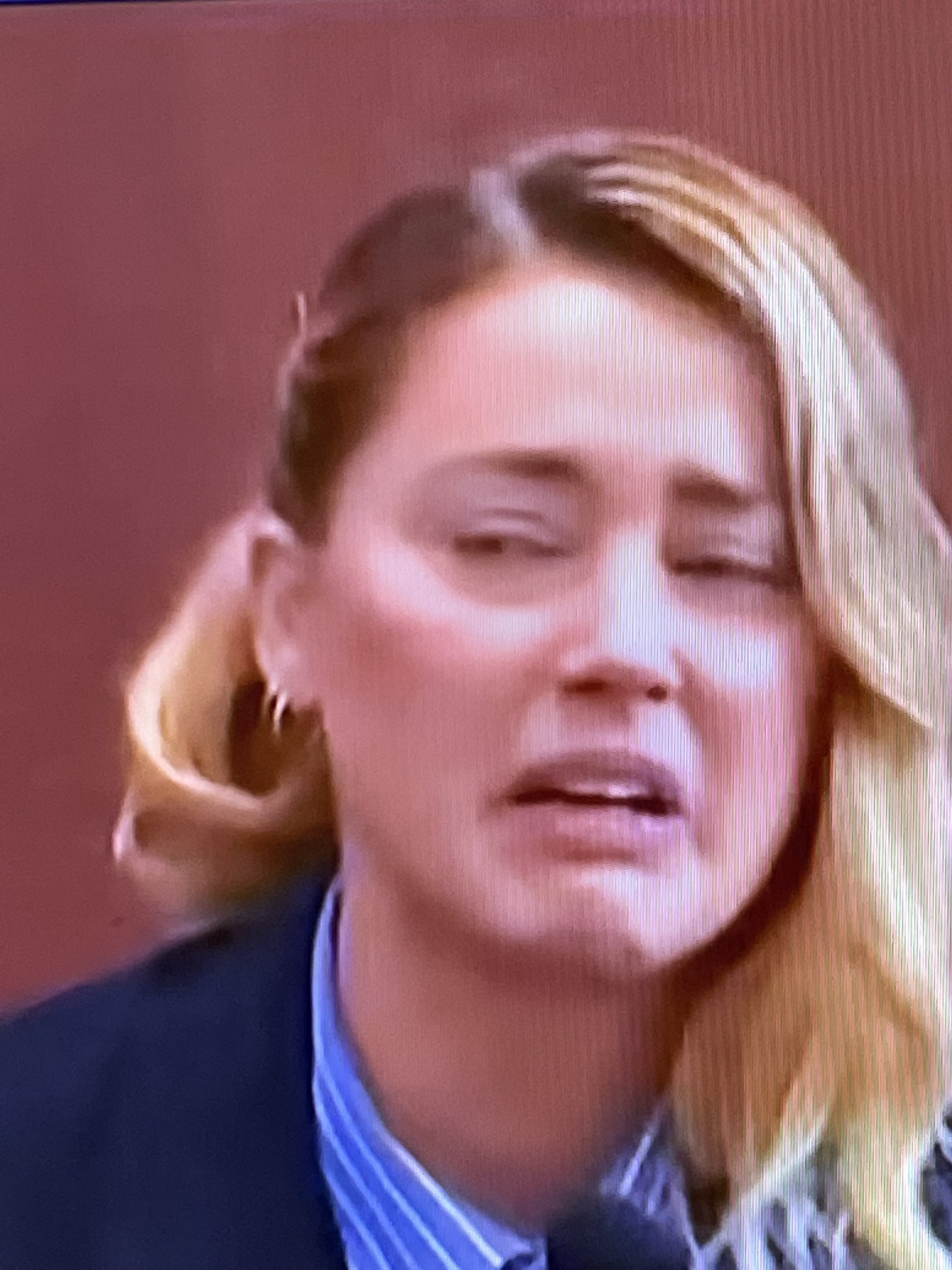 High Quality Crying Amber Blank Meme Template