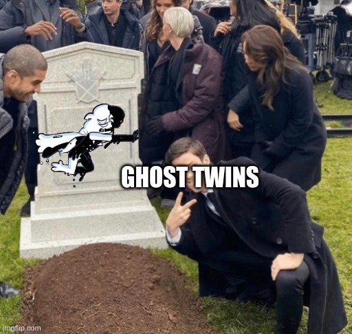 dr.k what did you do now i just teleported | GHOST TWINS | image tagged in grant gustin over grave | made w/ Imgflip meme maker