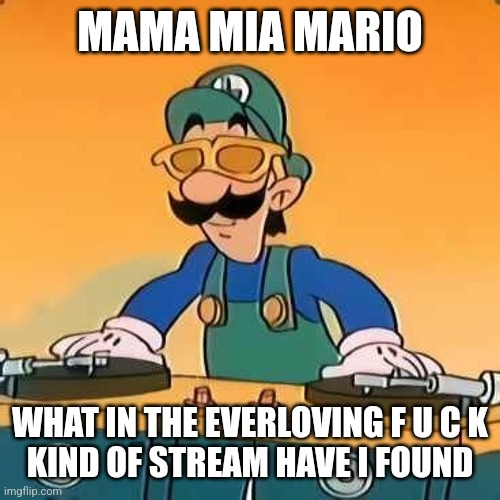 the best one of course! | MAMA MIA MARIO; WHAT IN THE EVERLOVING F U C K
KIND OF STREAM HAVE I FOUND | made w/ Imgflip meme maker