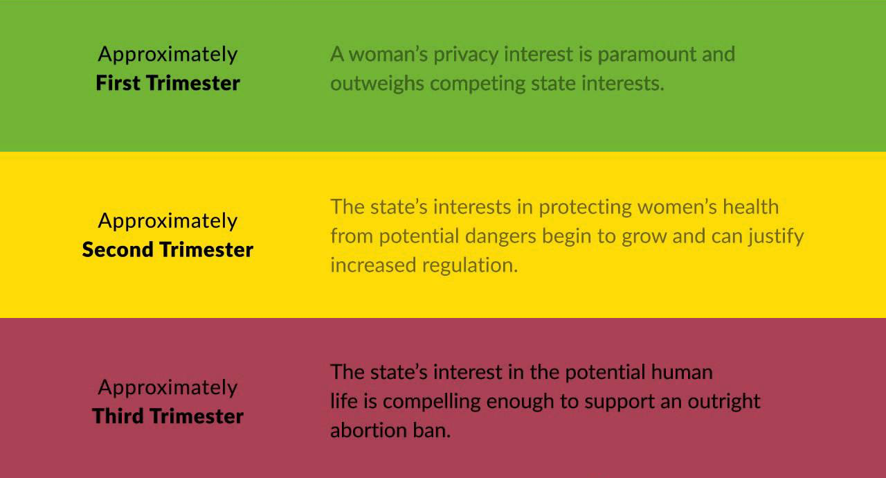 Roe v. Wade trimester framework Blank Meme Template