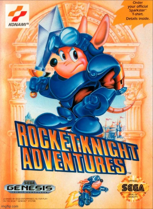 Gaymer Suggest: Rocket Knight Adventure (Damn this is an old one xD) | image tagged in retro,memes,video games,gaymer,ace,furry | made w/ Imgflip meme maker