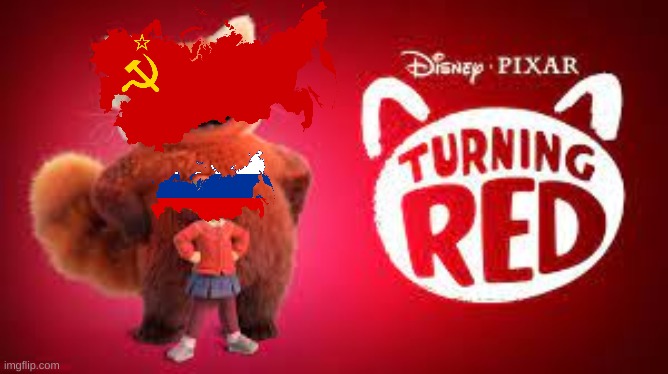 TURNING RED | image tagged in turning red,memes,communism,funny,stop reading the tags | made w/ Imgflip meme maker
