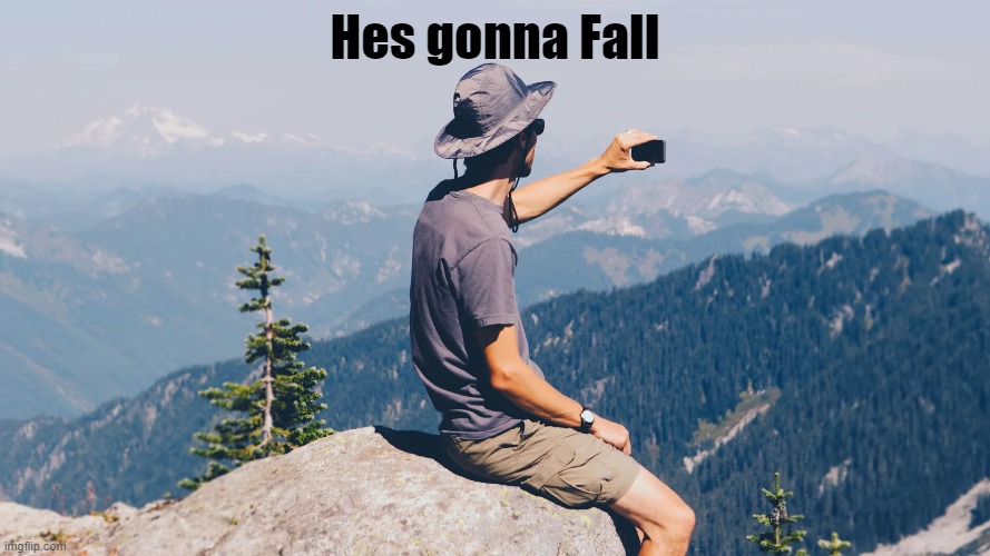 He fina fallllllllllllllllll | Hes gonna Fall | image tagged in so you have chosen death | made w/ Imgflip meme maker